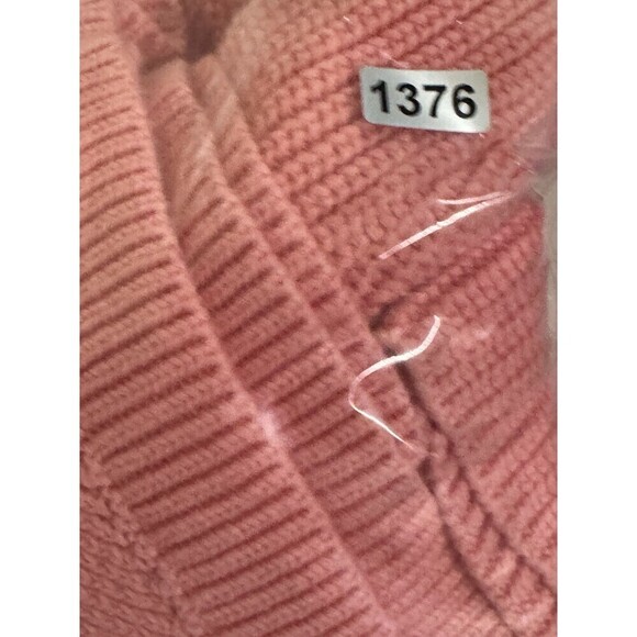 Talbots Sweater Womens XL Petite Pink Long Sleeve Round Neck Pure Cotton - Picture 9 of 9